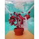 Copacel decorativ. Copacel bonzai cu chipsuri coral rosu, 31 si 50 pietre.