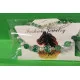 Bratara cca 19 cm  + 5 cm lant prelungitor placat cu argint , cu margele agat 