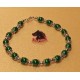 Bratara din perle de sticla diferite culori. Confectionat pe sarma siliconata , perle  6 mm diferite culori cu margele metalice argintii sau distantiert argint tibetan.Marime cca 20-22 cm.
