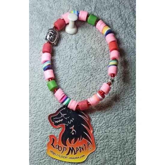 Bratara din margele fimo si margele metalice, pe elastic. Marime BRT393-1= 15.9 cm, BRT393-2= 17.1 cm, BRT393-3= 16.5 cm, BRT393-4= 16.5 cm, BRT393-5= 15.9 cm, BRT393-6= 16.5 cm, BRT393-7= 17.1 cm, BRT393-8= 15.2 cm, BRT393-9= 17.6 cm, BRT393-10= 16.5 cm,