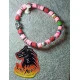 Bratara din margele fimo si margele metalice, pe elastic. Marime BRT393-1= 15.9 cm, BRT393-2= 17.1 cm, BRT393-3= 16.5 cm, BRT393-4= 16.5 cm, BRT393-5= 15.9 cm, BRT393-6= 16.5 cm, BRT393-7= 17.1 cm, BRT393-8= 15.2 cm, BRT393-9= 17.6 cm, BRT393-10= 16.5 cm,