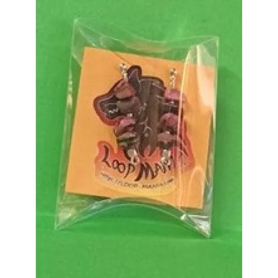 Cercei cu chipsuri rodonit, semipretioase  si accesorii placate cu argint.