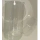 Cilindrii plastic transparenti cu capac diam 10 cm, inaltime 18 cm.