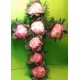 Cruciulita  cu flori artificiale 7-10 cm, dalii diferite culori. Diametru ccruciulita 25/35cm.