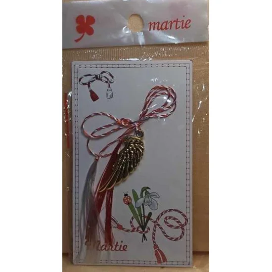 Martisoare cu charm aripi. Pretul se refera la o bucata.