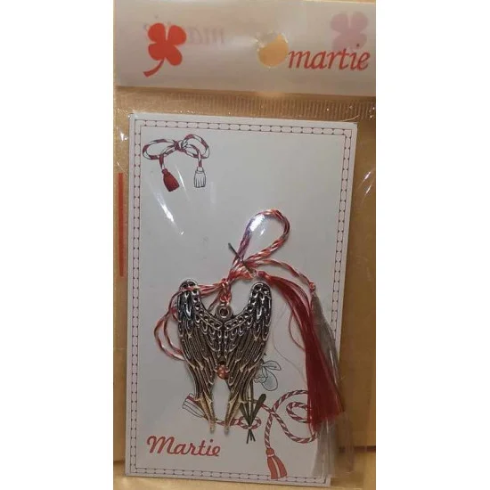 Martisoare cu charm aripi. Pretul se refera la o bucata.
