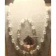 Set: colier--bratara. Colier si  bratara , din margele acril si sticla cu accesorii placate cu argint cu inchizatoare toggle argint tibetan. 