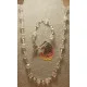 Set: colier--bratara. Colier si  bratara , din margele acril si sticla cu accesorii placate cu argint cu inchizatoare toggle argint tibetan. 